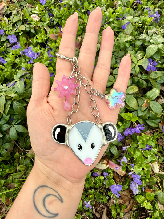 Pink/Purple Purse Opossum