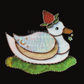 Strawberry Duck Art Print