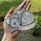 Mini Pink Fox Stained Glass Suncatcher