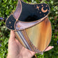 Golden Acorn Stained Glass Suncatcher