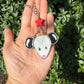 Star Opossum Stained Glass Car Charm