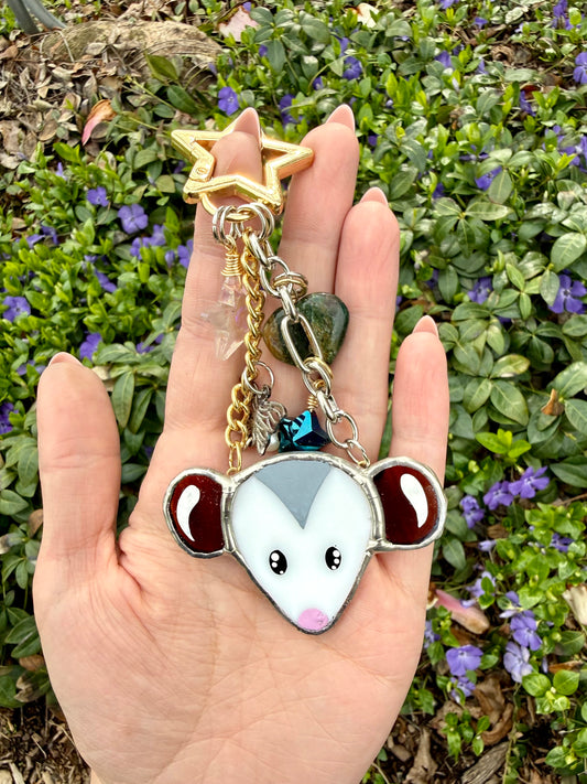 Gold and Silver Purse Opossum