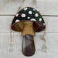 Forest Green Mushroom Stained Glass Suncatcher