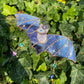 Purple Haze Wizard Bat Stained Glass Suncatcher