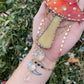 Red Mushroom Stained Glass Suncatcher
