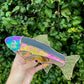 Iridescent Fish Stained Glass Suncatcher