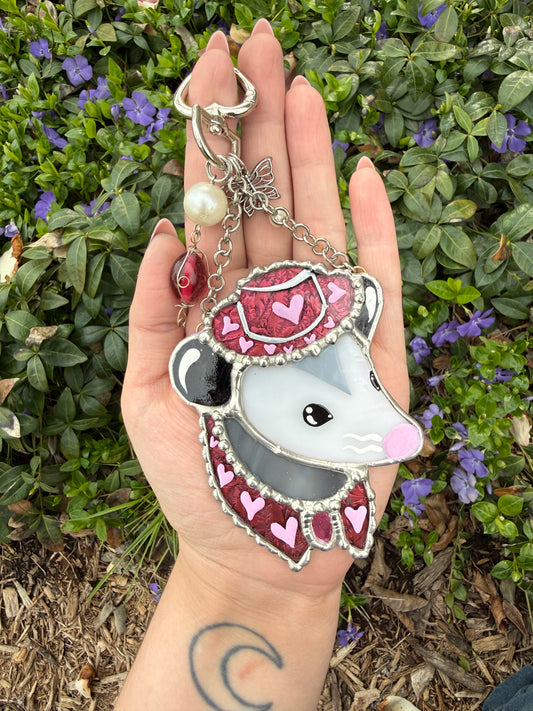 Pink Cowboy Purse Opossum