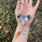 Enchanted Fairy Opossum Stained Glass Charm