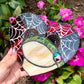 Vampire Frog Stained Glass Suncatcher