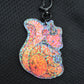Trick-or-Treat Squirrel Holographic Acrylic Bag Charm