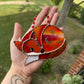 Fire Fox Mini Stained Glass Suncatcher
