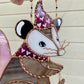 Lovely Wizard Opossum Stained Glass Suncatcher