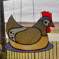 Lovely Chicken Stained Glass Suncatcher