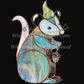 Wizard Opossum Art Print
