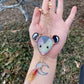 Enchanted Fairy Opossum Stained Glass Charm