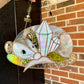 Crystal Guardian Opossum Stained Glass