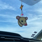 Tan Rat Stained Glass Charm