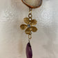Purple Mushroom Stained Glass Suncatcher