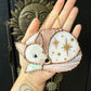 Mini Pink Fox Stained Glass Suncatcher