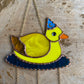 Lucky Duck Stained Glass Suncatcher