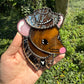 Mini Brown Cowboy Mouse Stained Glass Suncatcher