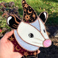 Whimsigoth Stained Glass Opossum