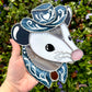 Blue Jean Baby Stained Glass Opossum