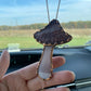 Purple Mushroom Stained Glass Charm