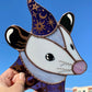 Whimsigoth Stained Glass Opossum