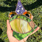 Wizard Frog Stained Glass Suncatcher