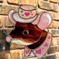 Miss Mouse Stained Glass Suncatcher