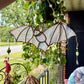 Garden Wizard Bat Stained Glass Suncatcher