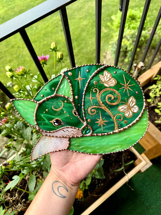 Fern the Fox Stained Glass Suncatcher