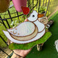 Strawberry Duck Stained Glass
