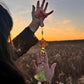 Mushroom Chain Suncatcher