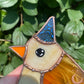 Wizard Finch Stained Glass Suncatcher