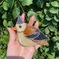 Wizard Finch Stained Glass Suncatcher