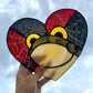 Vampire Frog Stained Glass Suncatcher