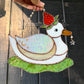 Strawberry Duck Stained Glass