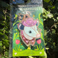 Gold Pink Pony Opossum Holographic Acrylic Bag Charm