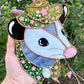 Midsummer Cowboy Opossum Stained Glass Suncatcher
