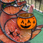 Trick-or-Treat Squirrel Stained Glass Suncatcher
