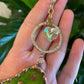 Green Mushroom Stained Glass Suncatcher