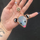 Golden Opossum Stained Glass Charm