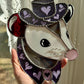 Purple Heart Cowboy Opossum Stained Glass