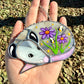 Sleepy Daisy Opossum Stained Glass Mini