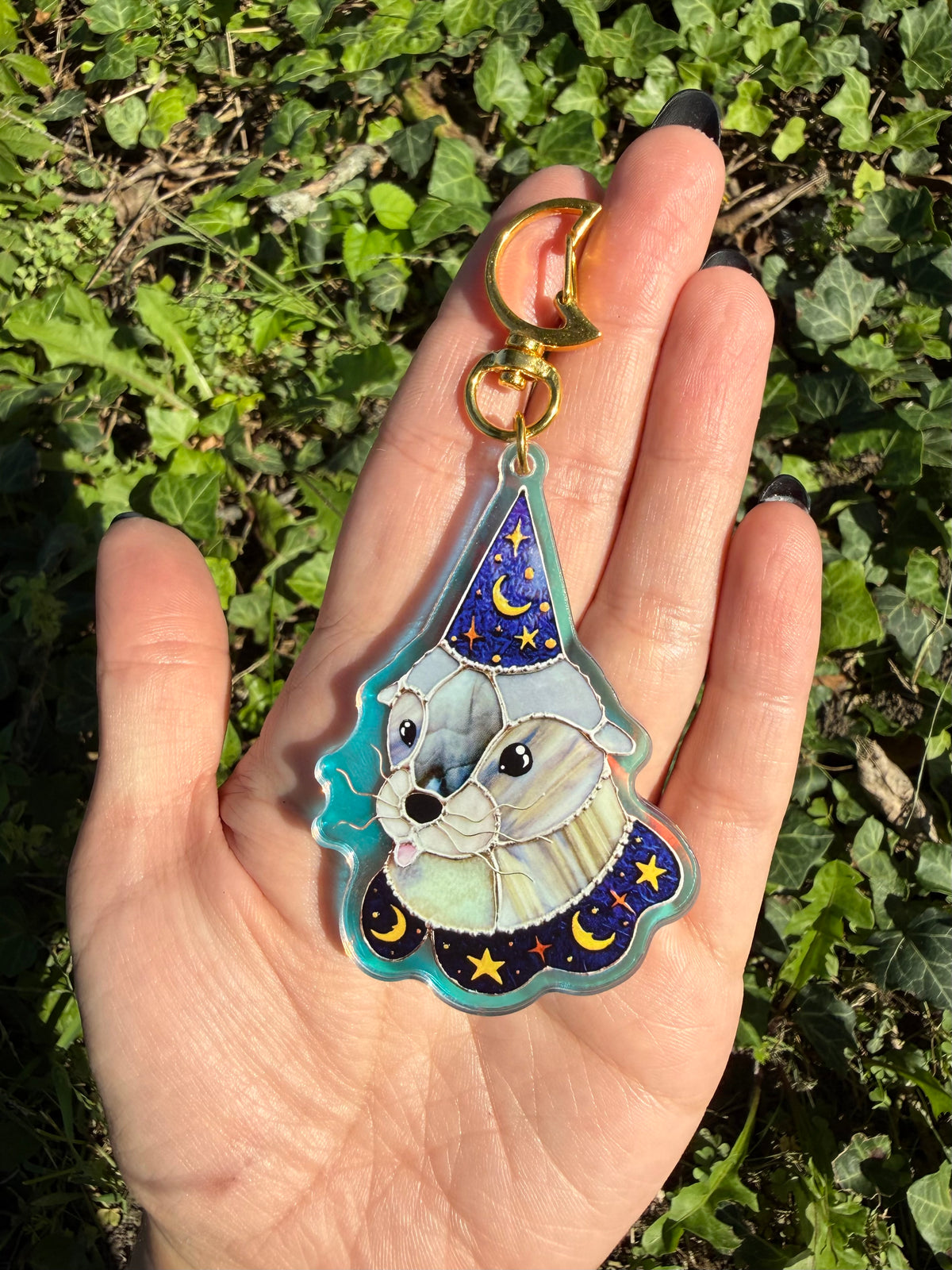 Wizard Seal Holographic Acrylic Bag Charm