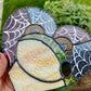 Vampire Frog Stained Glass Suncatcher