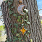Small Iridescent and Gold Sun and Moon Suncatcher