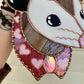 Pink Pony Opossum Stained Glass Suncatcher